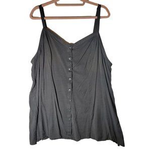 Torrid Green Spaghetti Strap Blouse Women Plus Size 4X